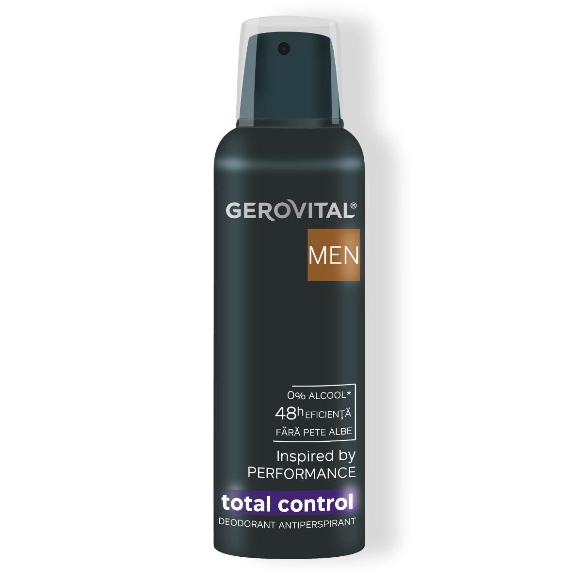 Deodorant Antiperspirant Total Control 150 Ml, Gerovital Men