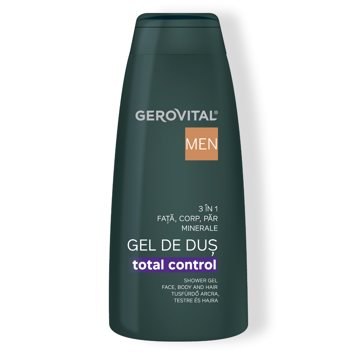 Gel De Duș Total Control 3 n 1 Gerovital Men